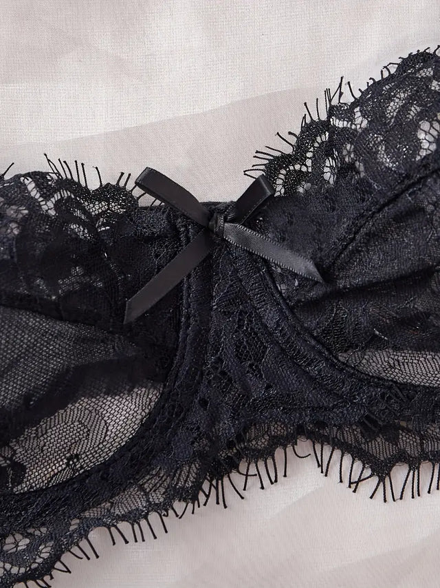 Black Lace Lingerie Set