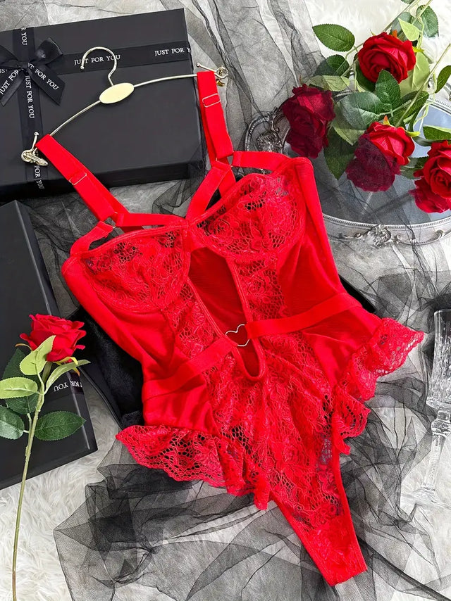 Scarlet Desire Lace Bodysuit