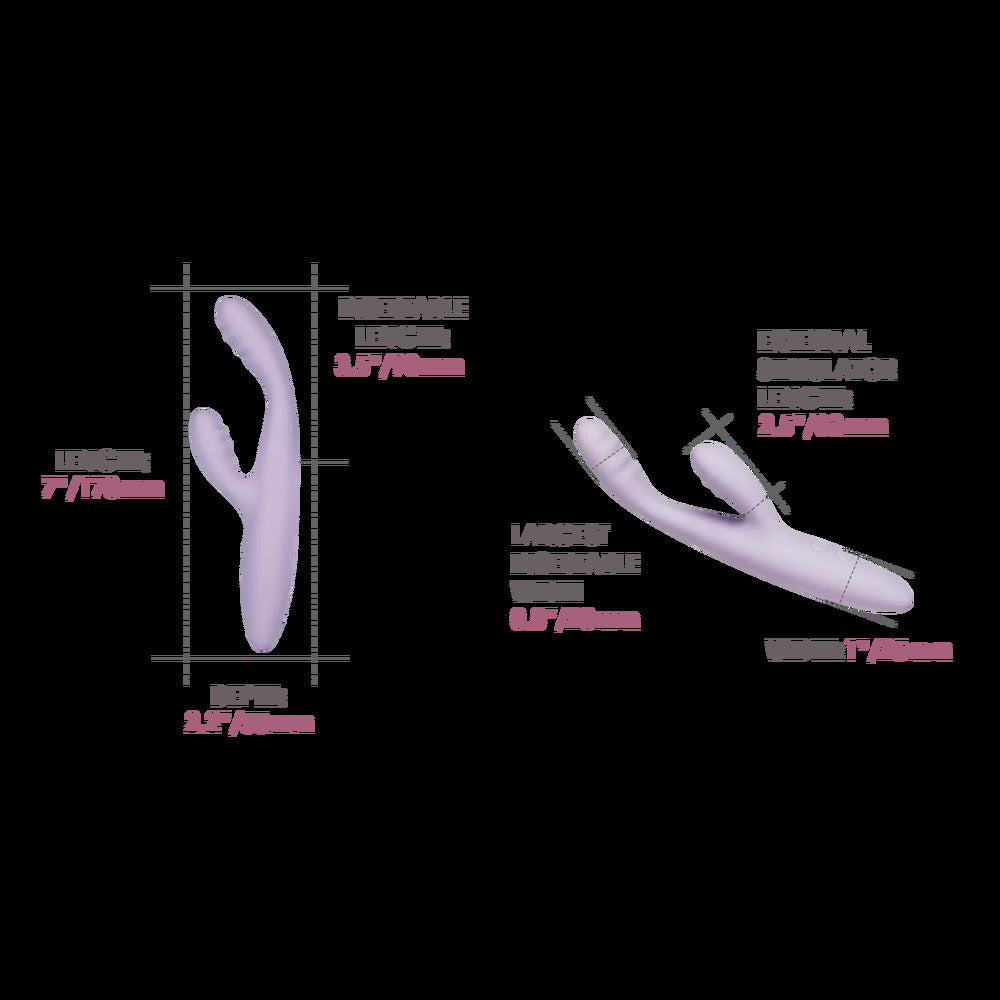 Svakom CICI Slim GSpot Rabbit APP Vibrator - Little Nooks