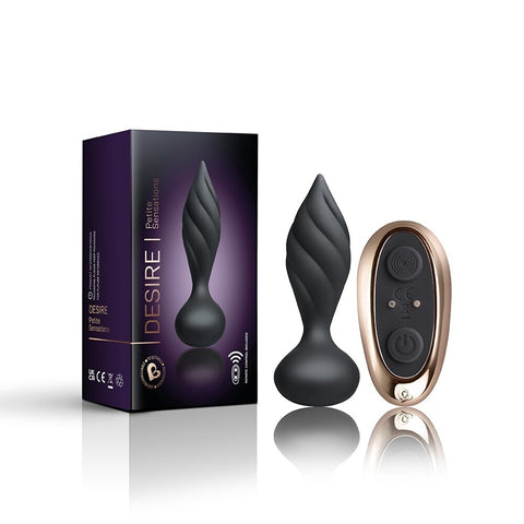 Rocks Off Petite Sensations Desire Butt Plug Black