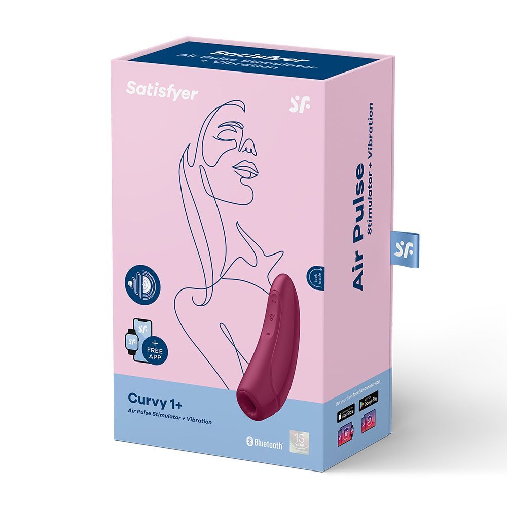 Satisfyer App Enabled Curvy 1 Plus Rose Red - Little Nooks