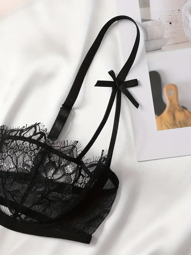 Marie Lace Matching Set | Black - Little Nooks