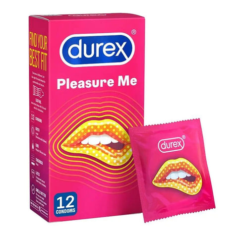 Durex Pleasure Me Ribbed And Dotted Condoms 12 Pack