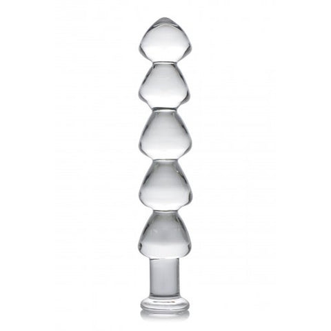 Master Series Drops Anal Links Glass Dildo