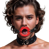 Juicy Lips Silicone Open Mouth Gag