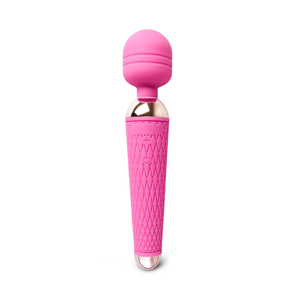10 Speed Rechargeable Magic Wand Pink - Little Nooks