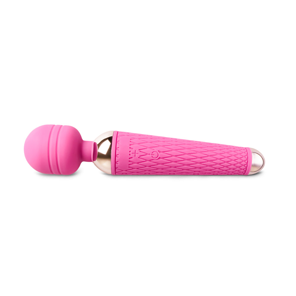10 Speed Rechargeable Magic Wand Pink - Little Nooks