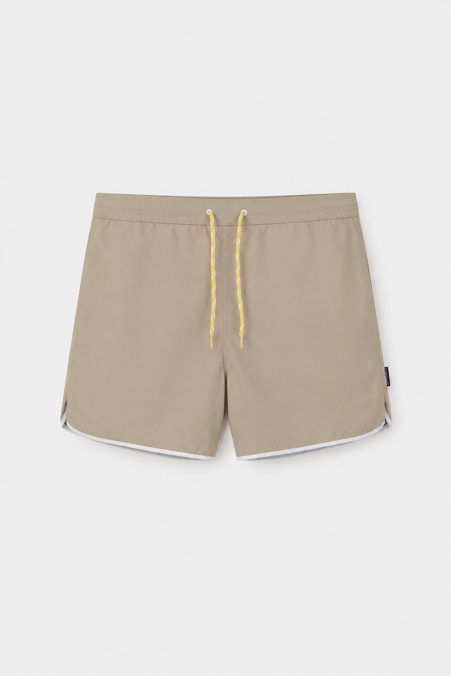 Petro Contrast Trim Swim Shorts | Olive - Little Nooks