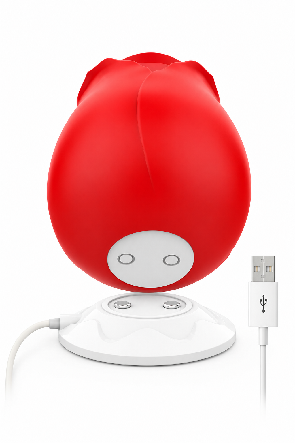 Rechargeable Suction Vibrator Rose Sex Toy - Little Nooks