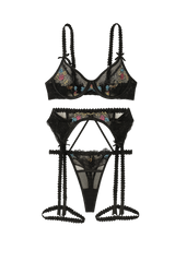 Amber Suspender Set | Black
