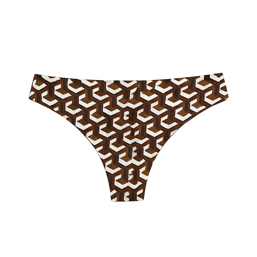 Aria Bikini Set | Brown - Little Nooks