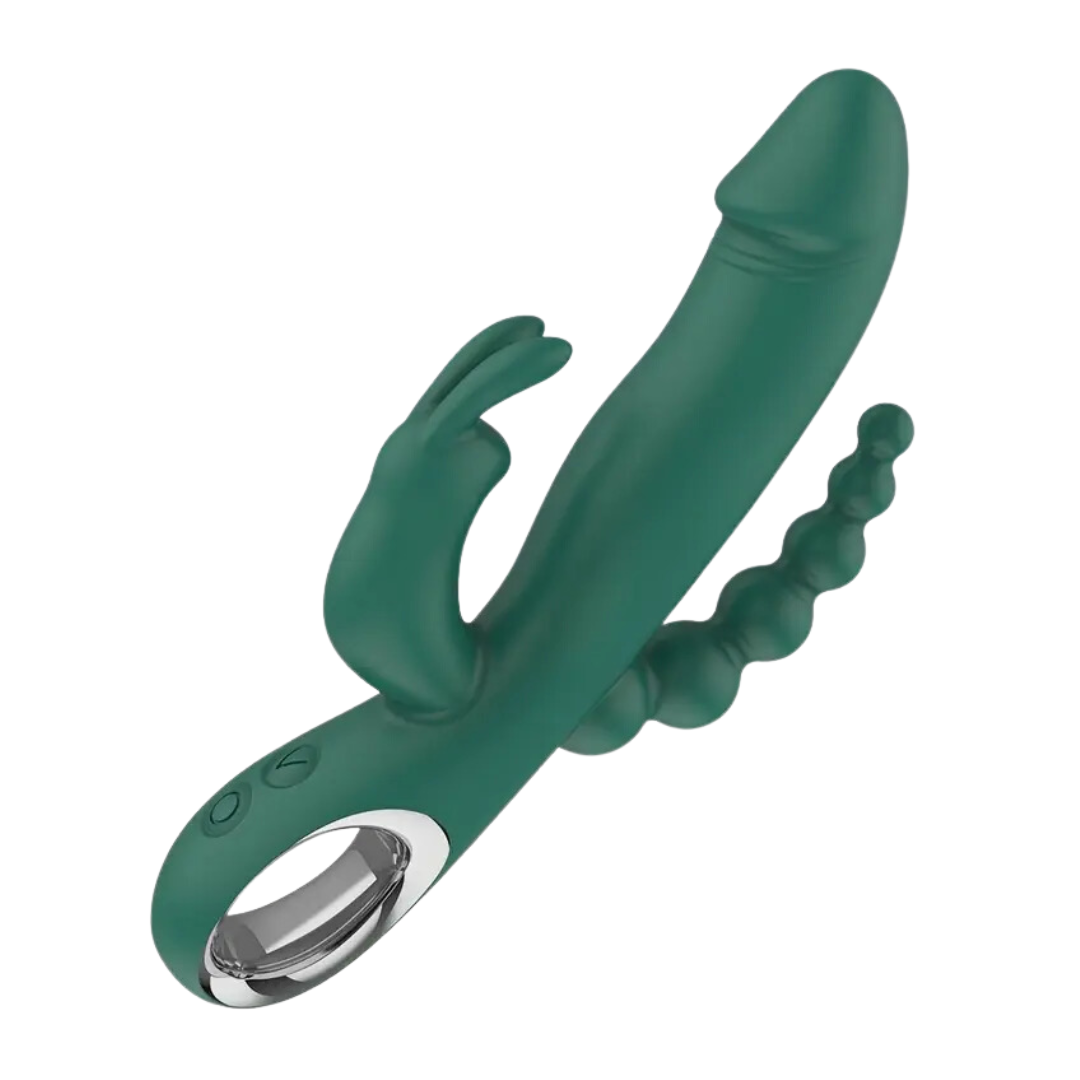 10 Speed Silicone Rabbit And Prostate Massager