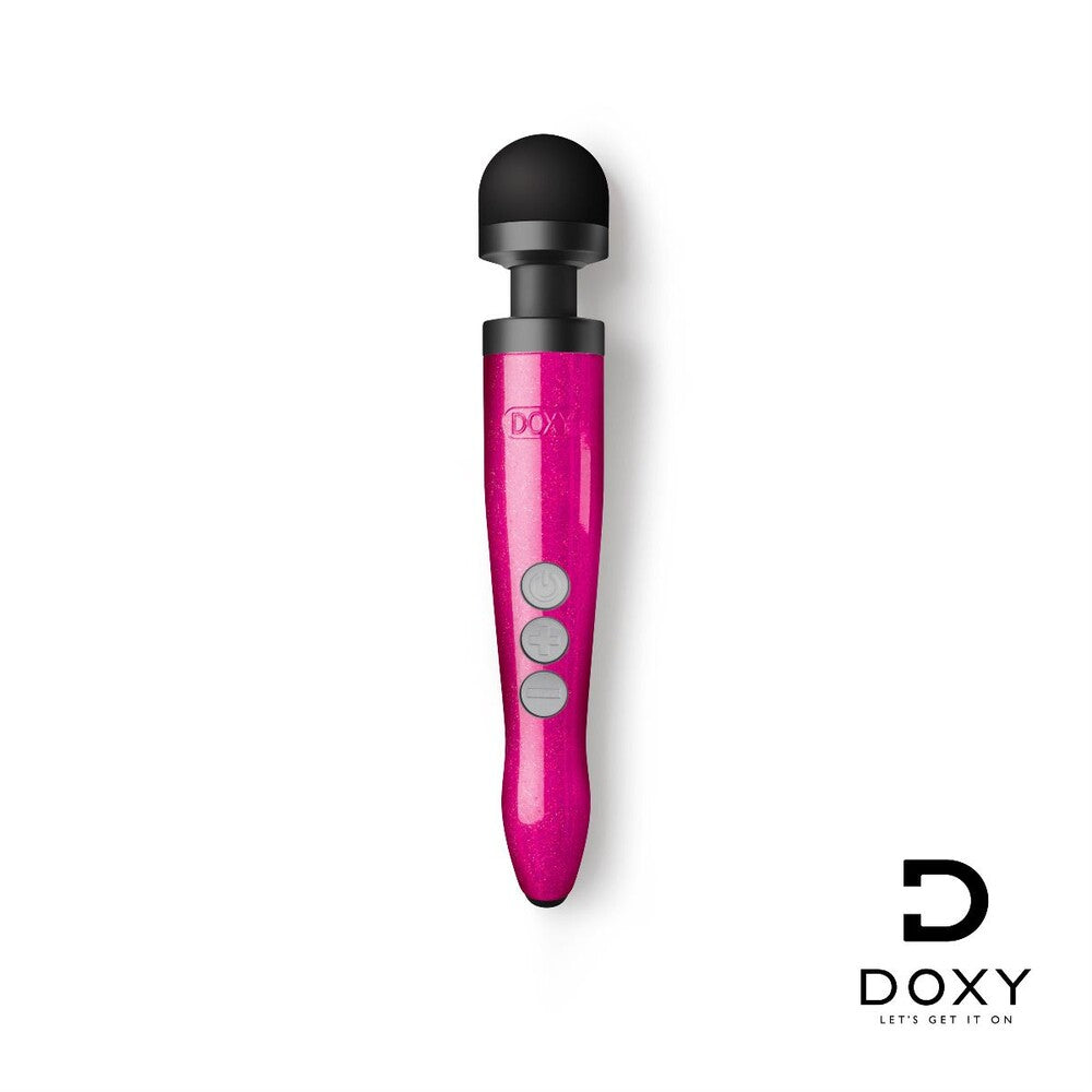 Doxy Die Cast Wand Rechargeable HOT PINK - Little Nooks
