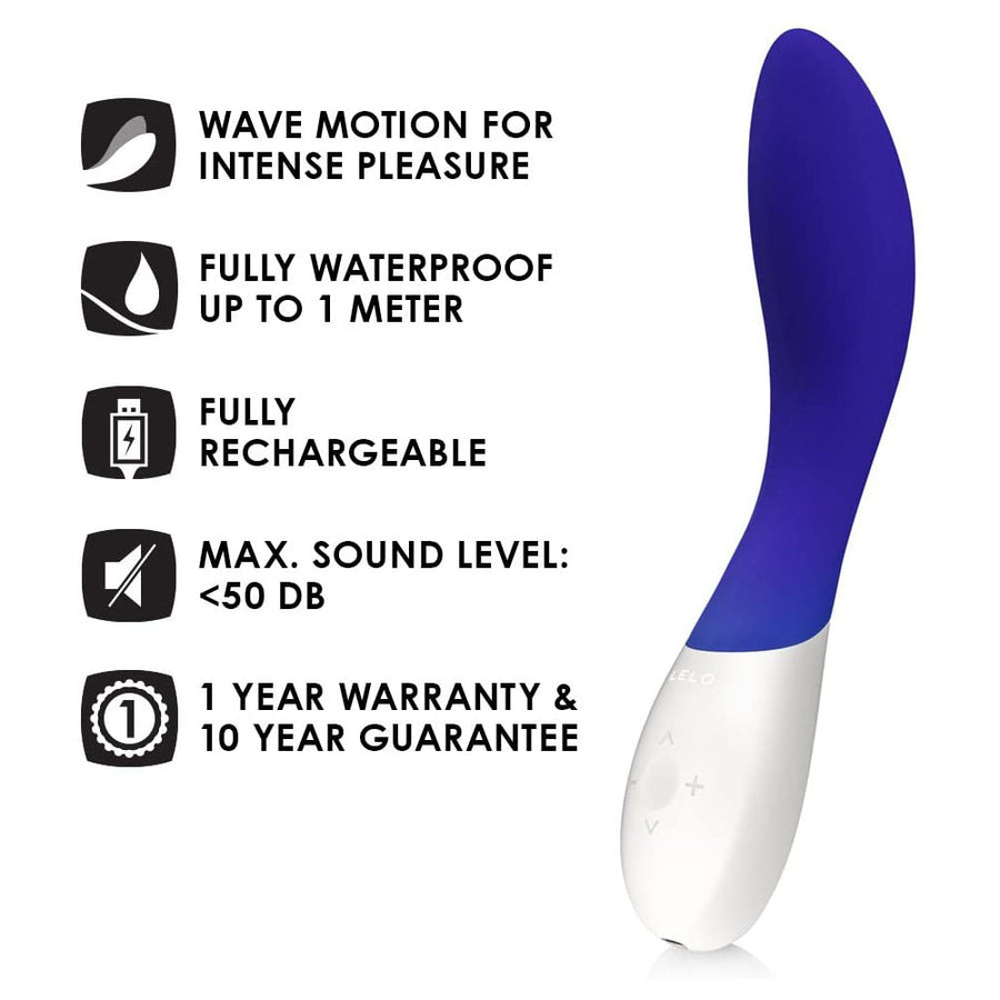 Lelo Mona Wave Vibrator Midnight Blue - Little Nooks