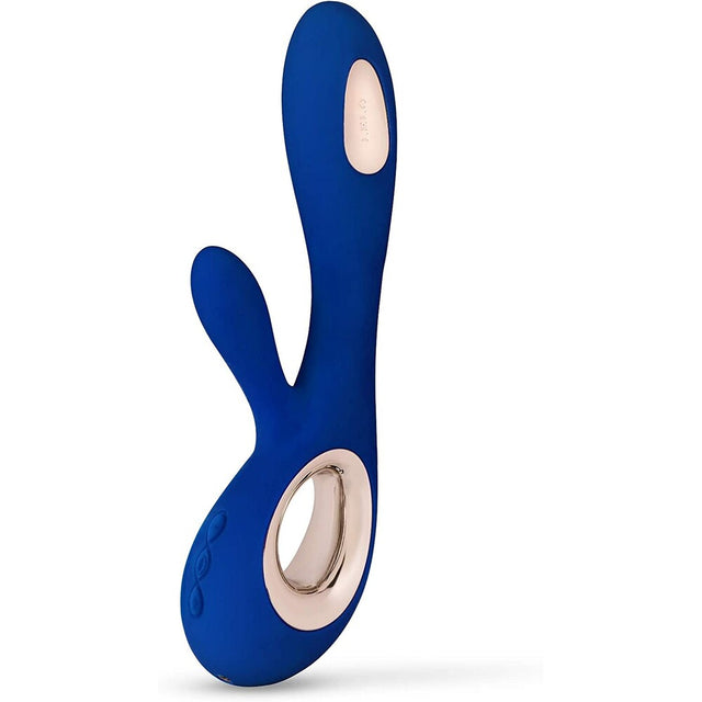 Lelo Soraya Wave Dual Action Vibrator Midnight Blue - Little Nooks