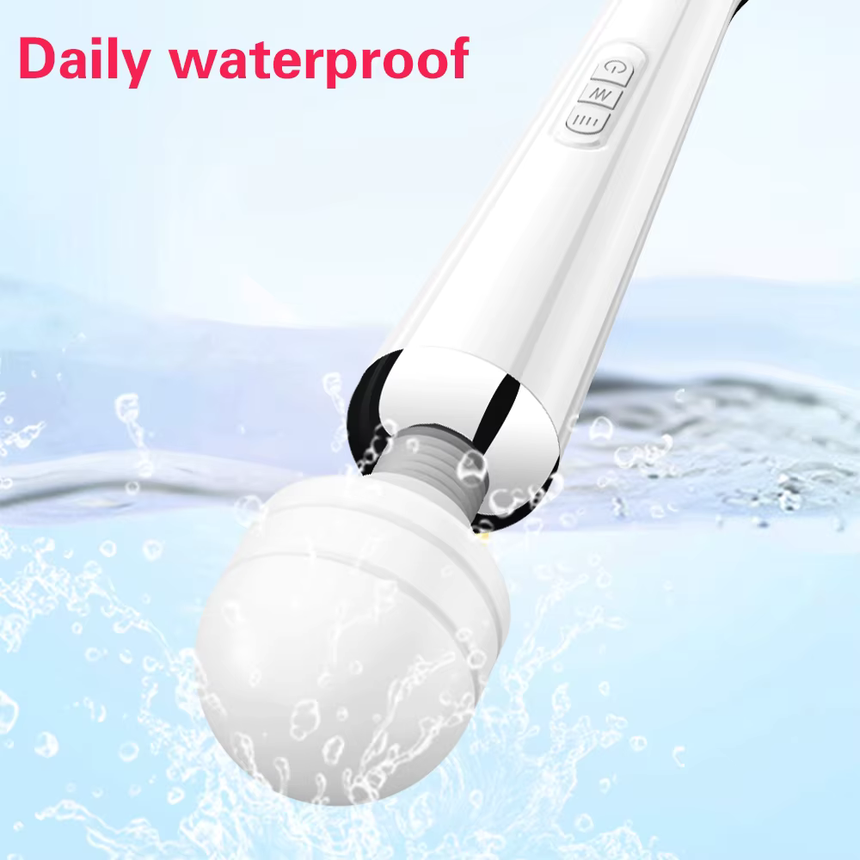 Multi-Speed Body Wand Massager - White