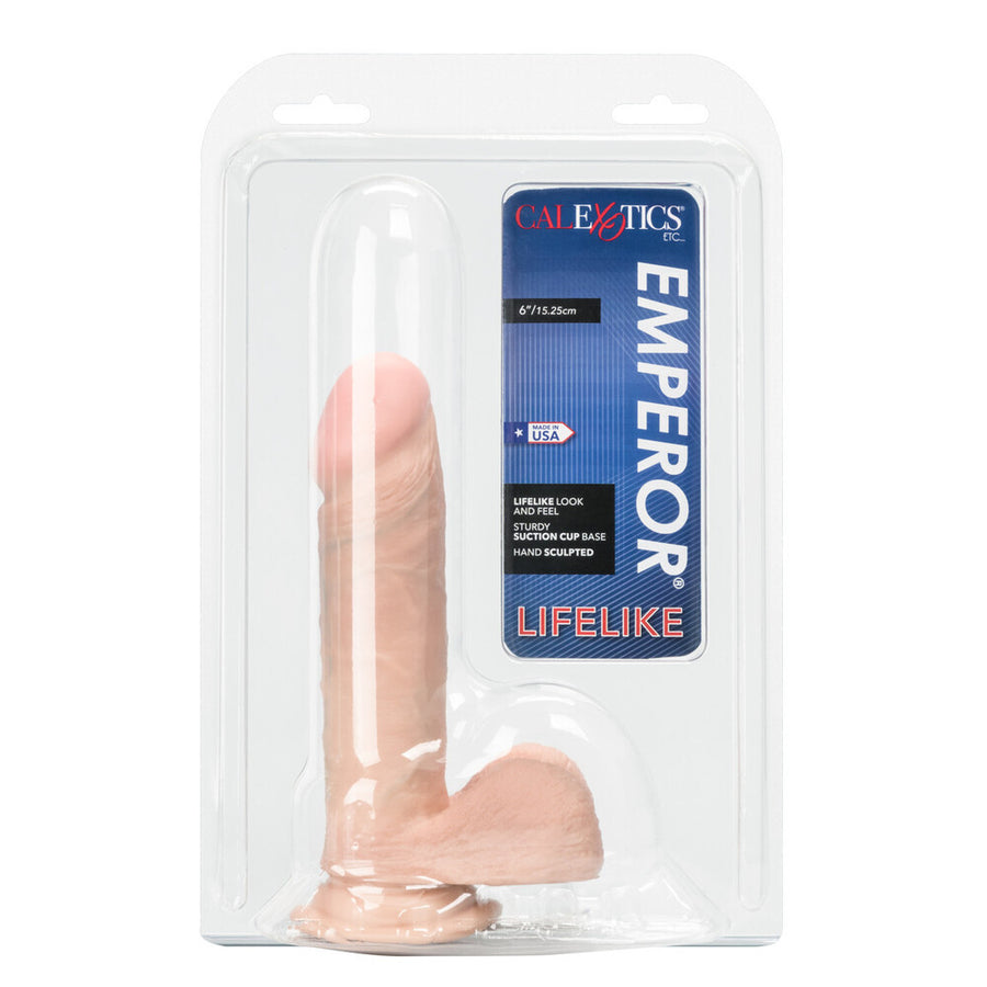 Emperor 6 Inch Life Like Dildo Ivory - Little Nooks