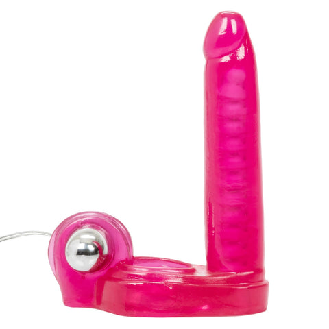 Ultimate Triple Stimulator Vibrating Cock Ring With Dong