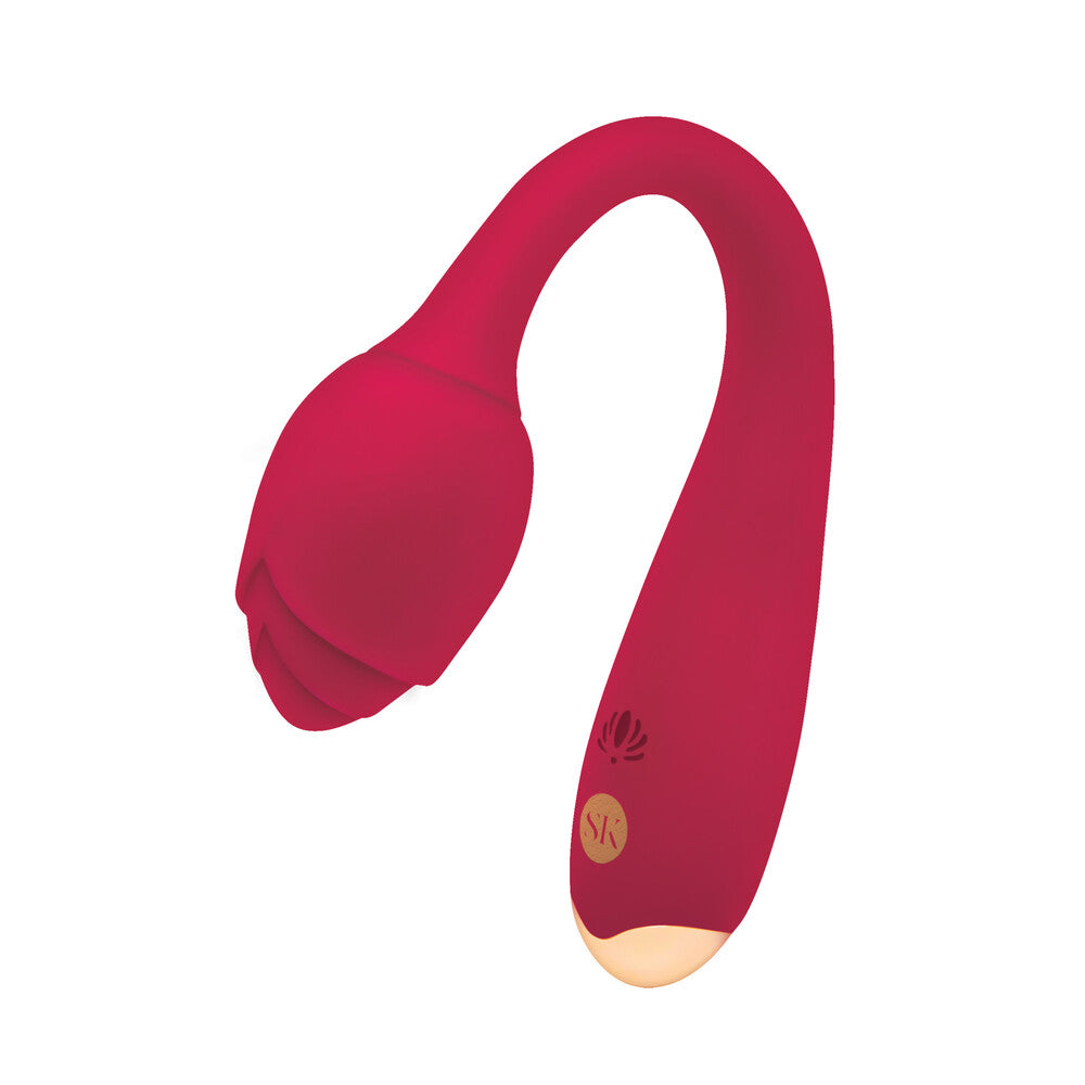 Secret Kisses Rosegasm Long Stem Vibrating - Little Nooks