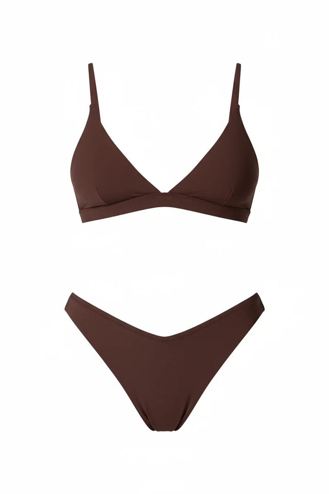 Brown seamless lounge set
