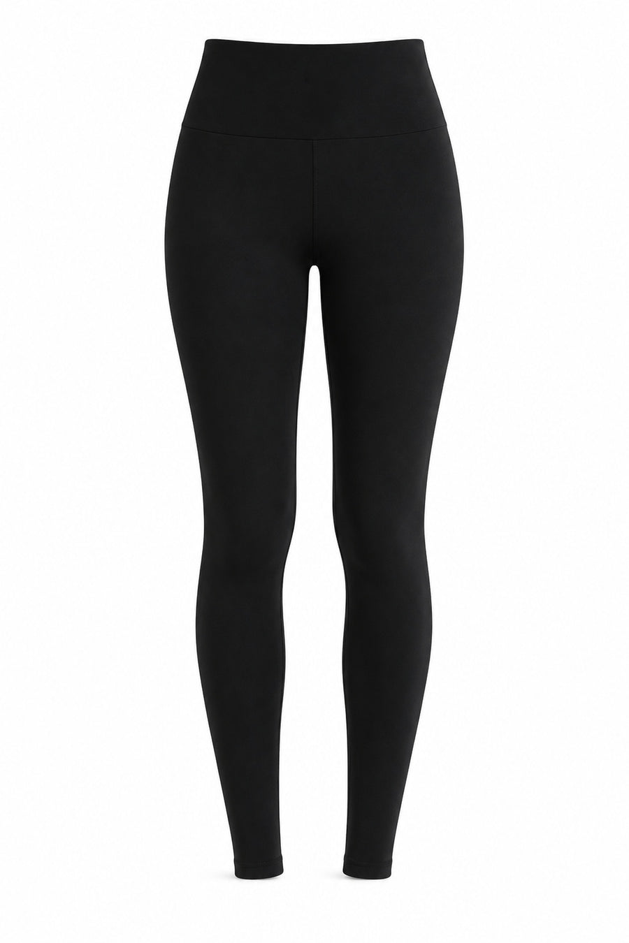 Black Thermal Fleece-Lined High-Waisted Leggings - Little Nooks