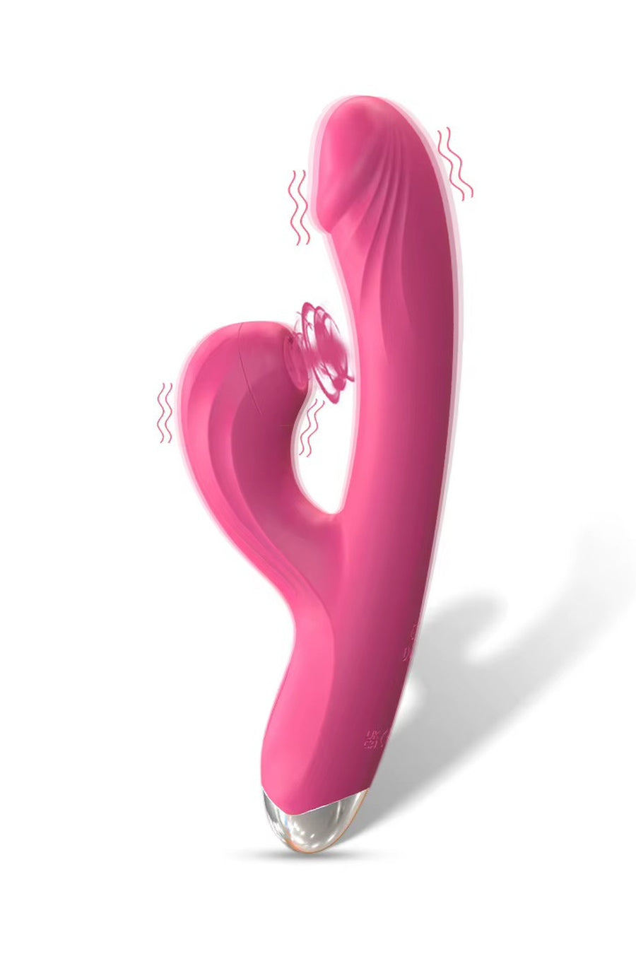 G-Spot Rabbit Vibrator with Clitoral Stimulator | Pink - Little Nooks