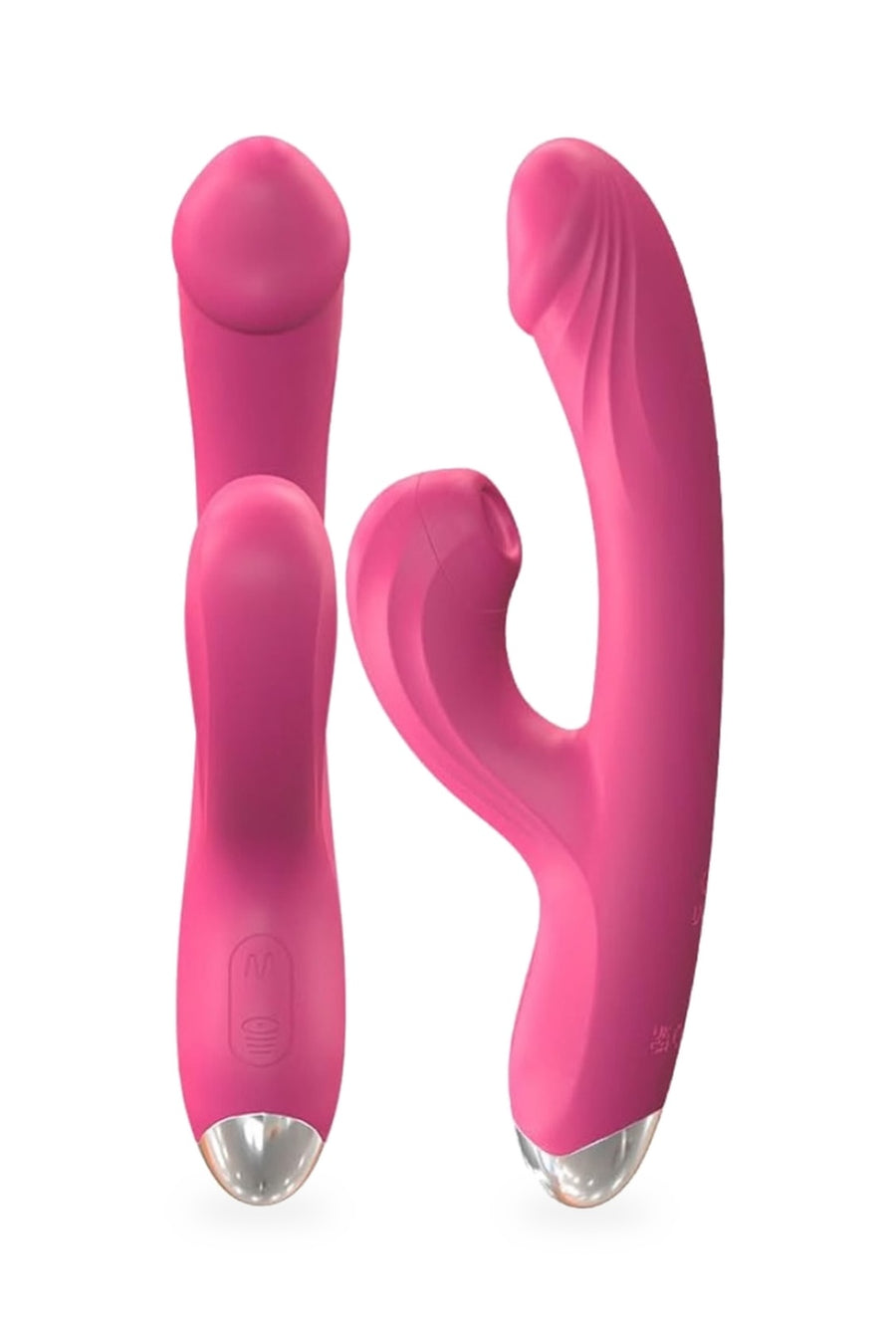 G-Spot Rabbit Vibrator with Clitoral Stimulator | Pink - Little Nooks