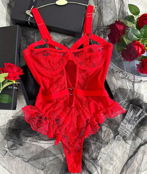 Scarlet Desire Lace Bodysuit