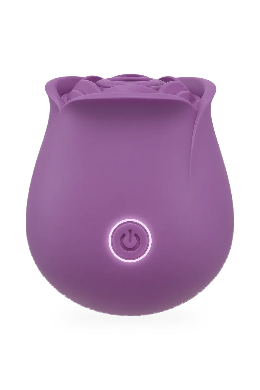 Rechargeable Suction Vibrator Rose Sex Toy | Purple - Little Nooks